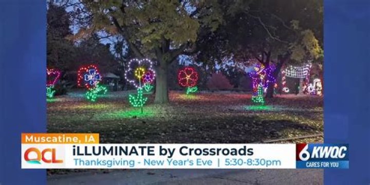 Illuminate light show in Muscatine closed Monday for resetting lights