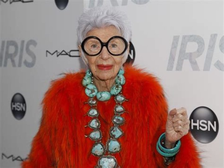 Iris Apfel, fashion icon known for her eye-catching style, dies at 102