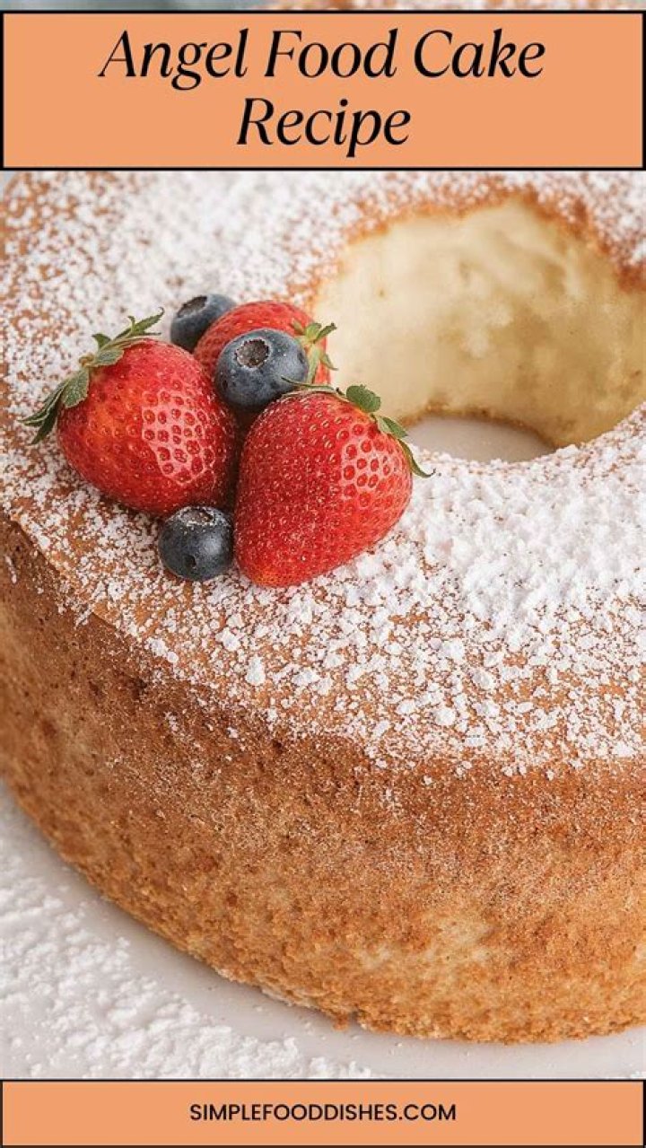 Is angel food cake same as pound cake?