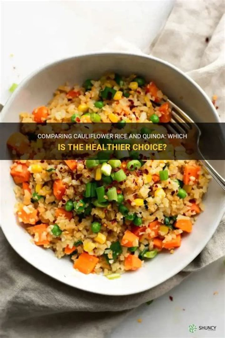 Is cauliflower rice better than quinoa?
