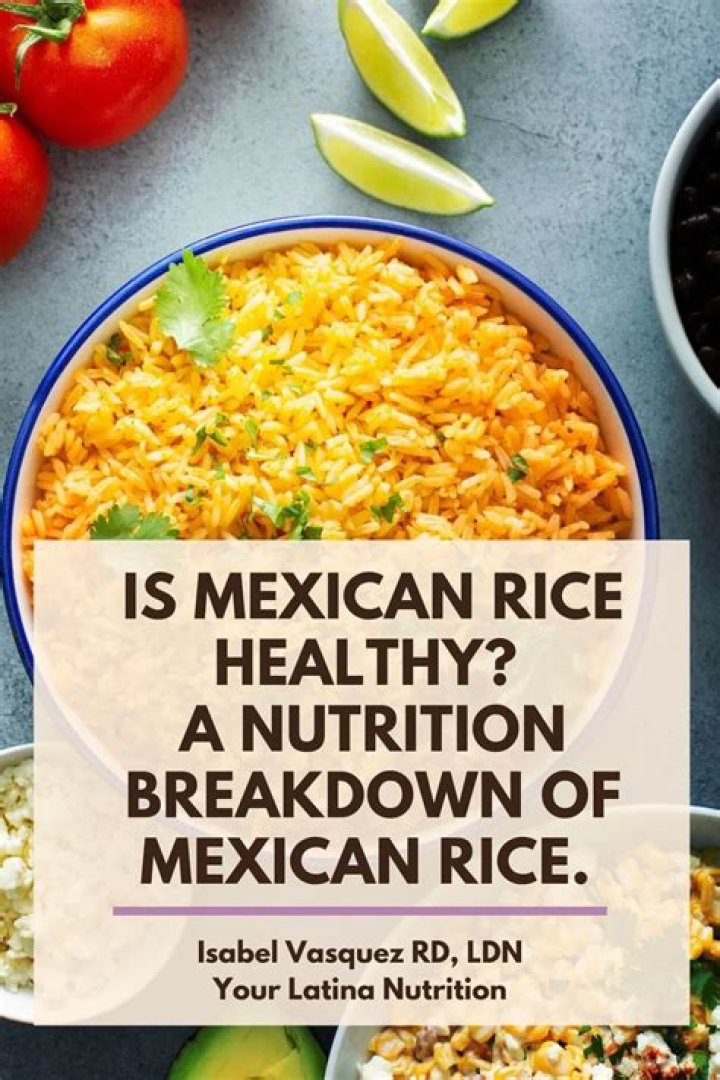 Is Mexican rice healthy?