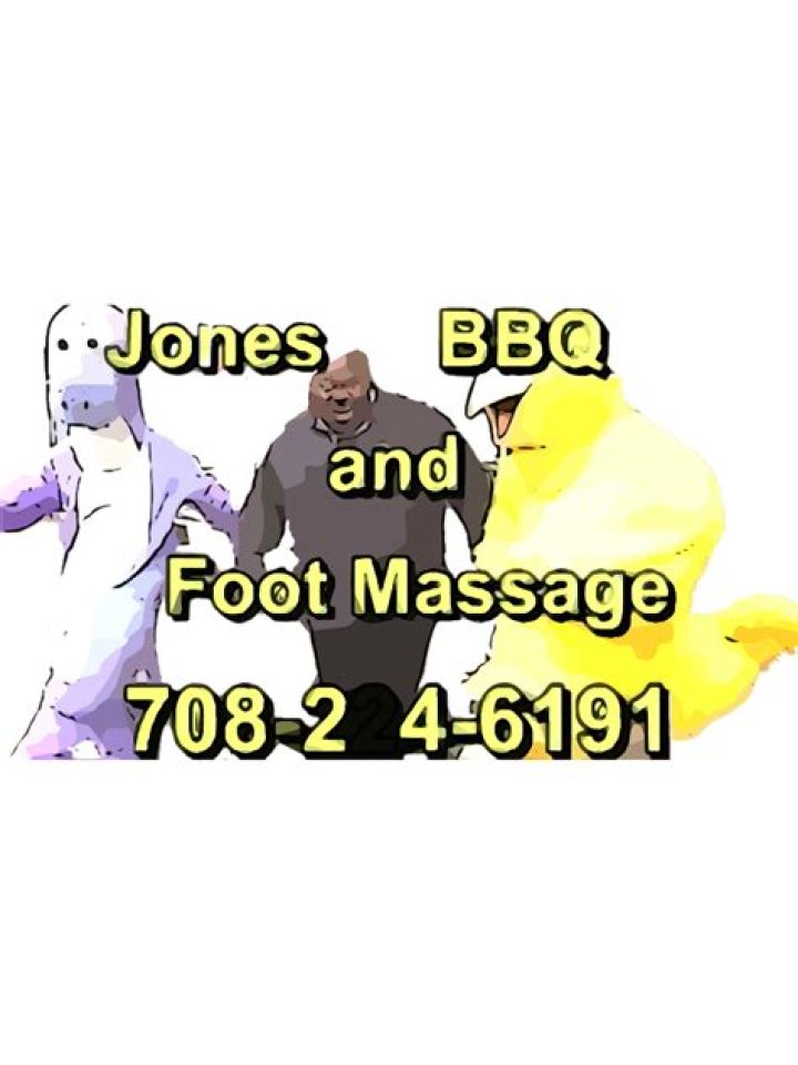 Is Toby Jones from Jones BBQ and Foot Massage being held for money laundering, according to Reddit?