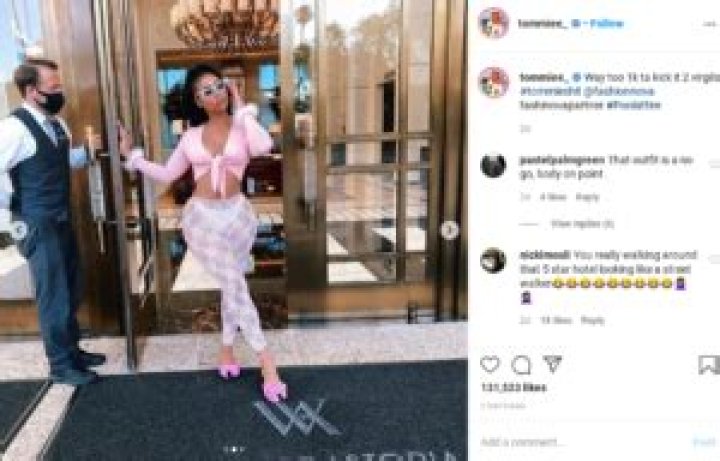‘Issa No Go’: Tommie Lee’s Sexy Pic Derails When Fans Roast Her Getup