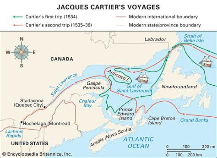 Jacques Cartier - Accomplishments, Route & Facts