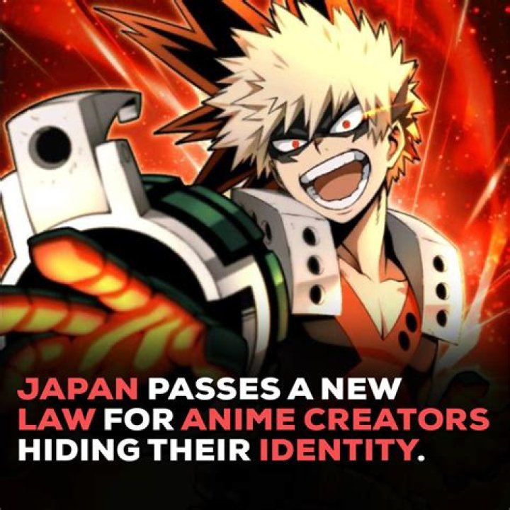 Japan Passes A Special Law For Anime Creators Who Hide Their Identity