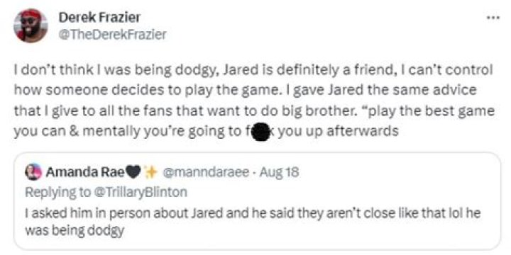 Jared Fields was friends with a Big Brother alum before BB25