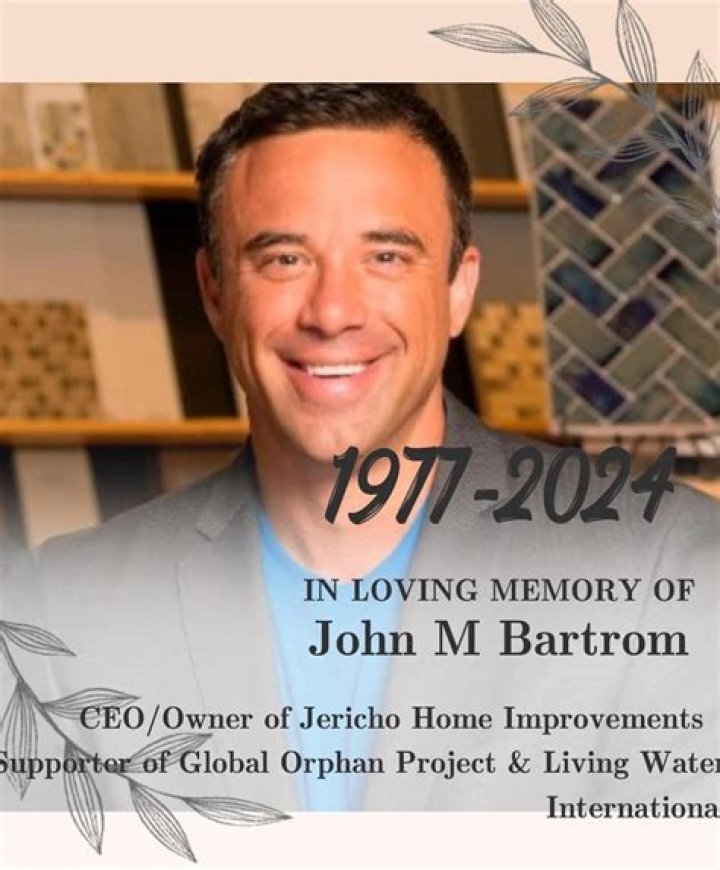John Bartrom Obituary News: Founder Of Jericho Home Improvements, John Bartrom killed In Kansas City Shooting