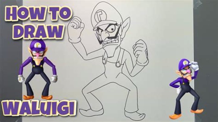 JoJo's Bizarre Adventure Meets Mario with This Wild Waluigi Sketch