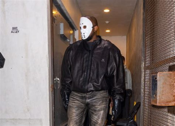 Kanye West dons two Halloween masks as he shoots for music video; Watch