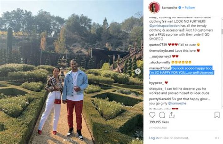 Karrueche Tran and Victor Cruz Heat Up The ‘Gram With Romantic Birthday Photos: ‘I Love You To Bits’