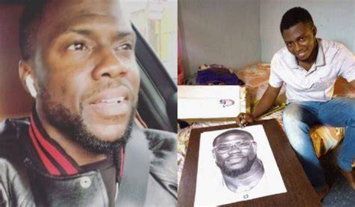 Kevin Hart Makes Young Nigerian Artist’s Picture-Perfect Dream Come True