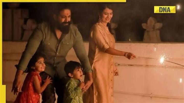 KGF star Yash celebrates Diwali with family, heartwarming photos go viral