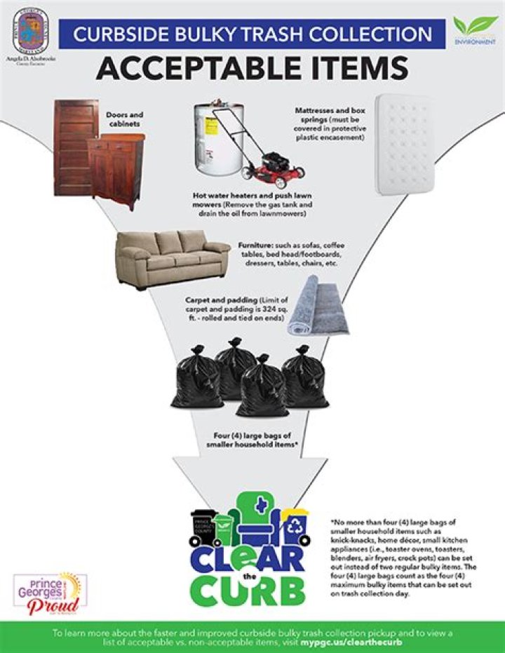 Kick bulky items to the curb along with your trash, yard waste
