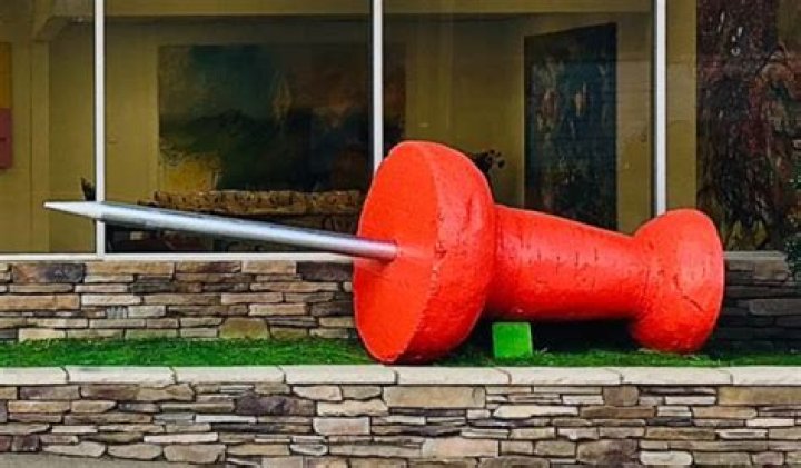 ‘Like an art heist’: Part of 10-foot long thumbtack sculpture stolen in North Carolina