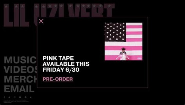 Lil Uzi Vert Announces Release Date for Pink Tape Album