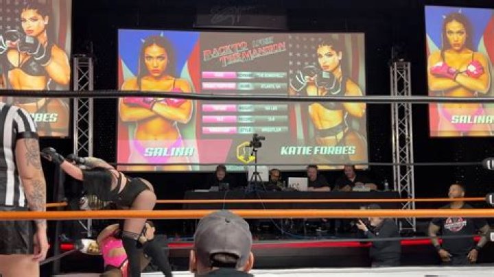Lingerie Halloween Fighting Championship sees athletes dress up for scary themed night