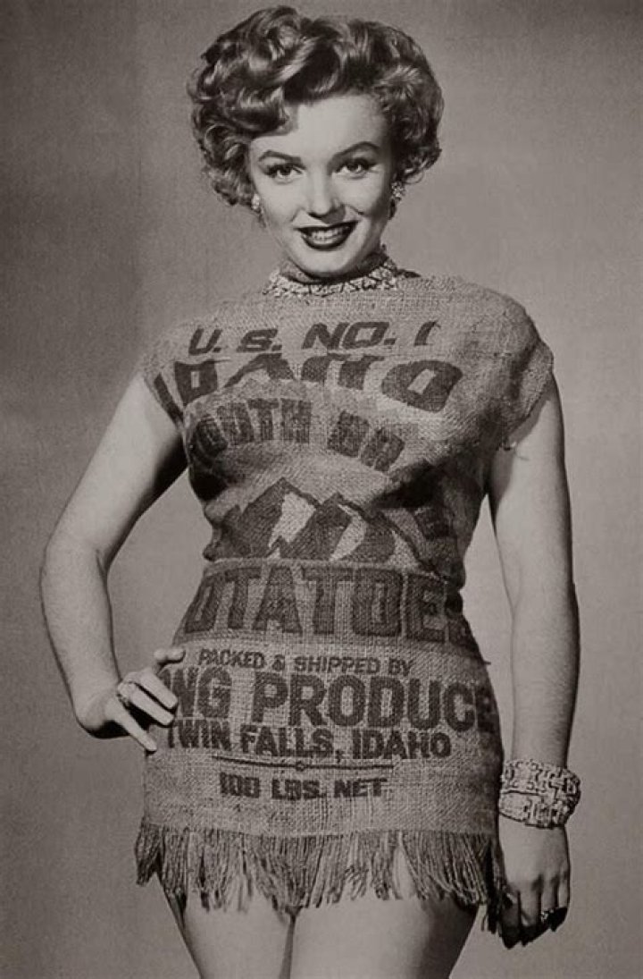 Marilyn Monroe and the Potato Sack Dress