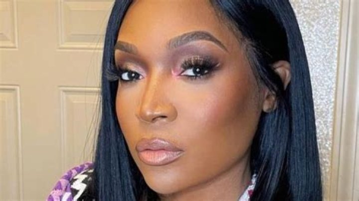 Marlo Hampton rocked a silky ensemble at BravoCon
