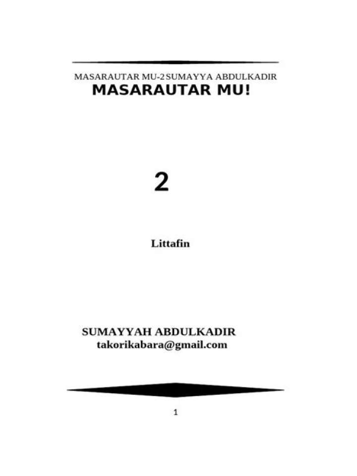 MASARAUTAR MU Book 3