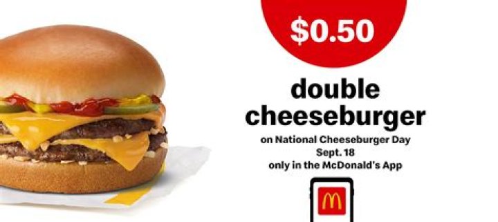 McDonald's Discounts Double Cheeseburgers to 50 Cents for One Day