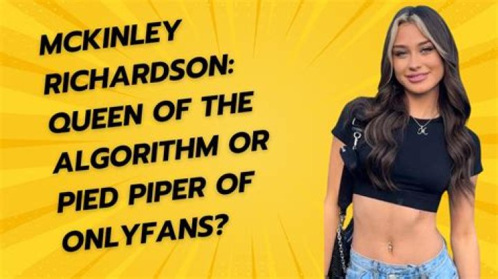 Mckinley Richardson Leaked Pics: A Deep Dive Into The Controversy
