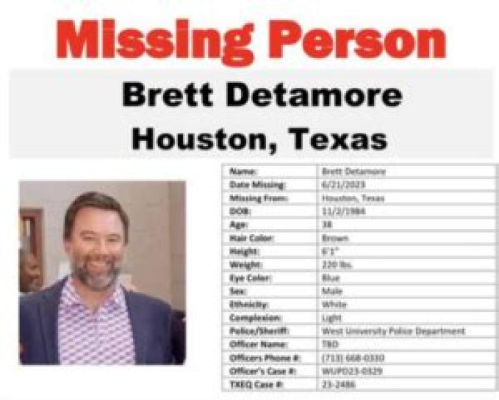 Missing Case Update – Is Brett Detamore From Texas Found Or Dead?