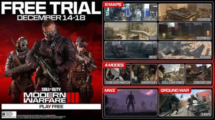 Modern Warfare 3 Free to Play for a Limited Time