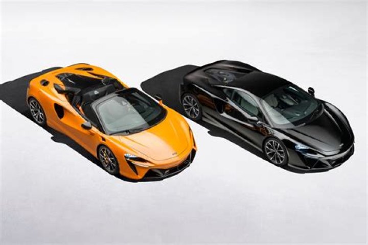 Moment £190k McLaren's luxury hybrid electric sports car bursts into flames after being taken for a test drive