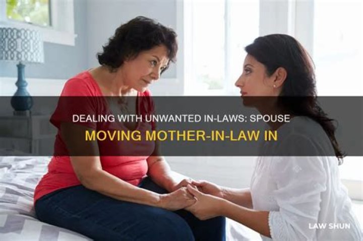 Moving in with Mother in Law