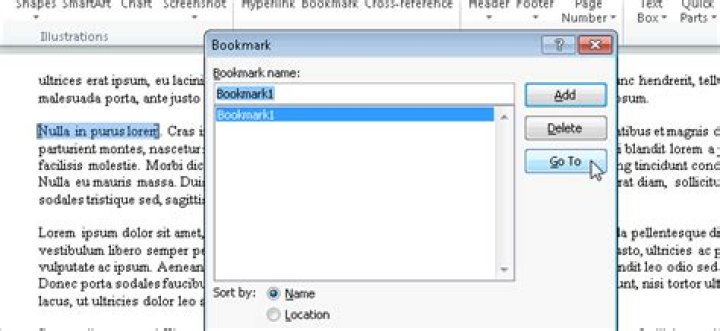 Navigate Long Documents in Word Using Bookmarks