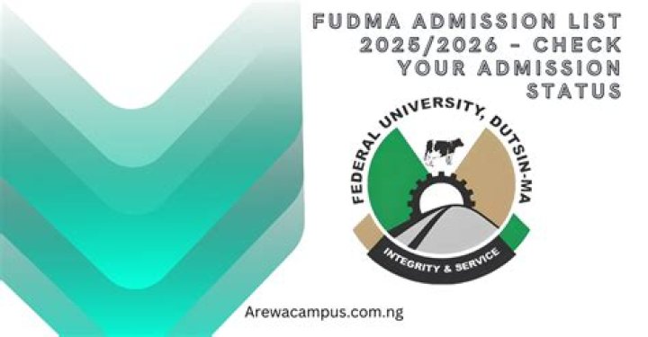 New: FUDMA Admission List 2023/2024