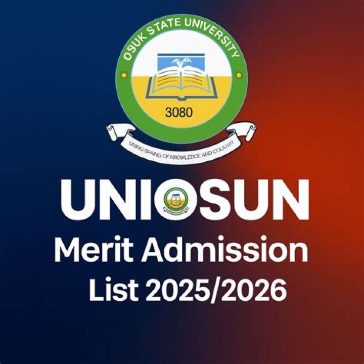 New: UNIOSUN Admission List 2024