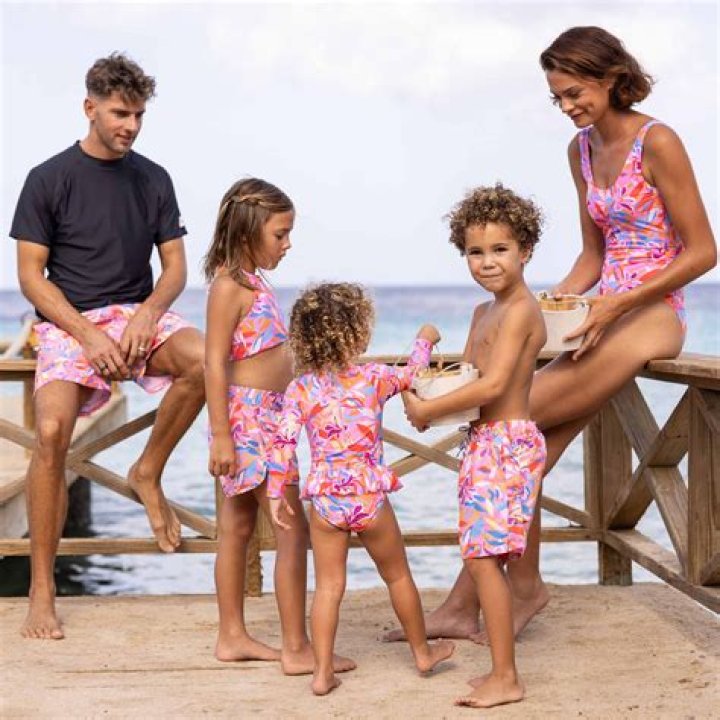 Next is selling matching family swimwear from just £7 & it’s perfect for the heatwave