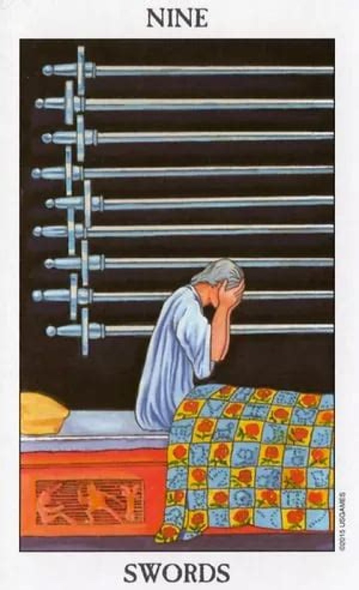 Nine of Swords Tarot Card Meaning