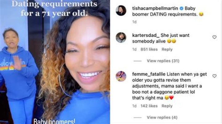 ‘No Walker. No Oxygen’: Tisha Campbell and Fans Are In Stitches Over a Video of Her Mother Sharing Her Strict Dating Requirements