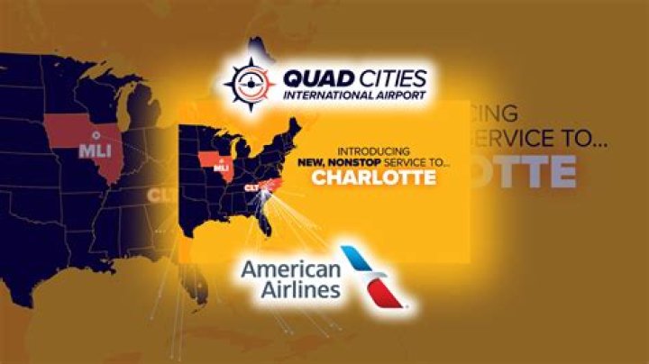 Nonstop flights to Charlotte announced for Quad Cities International Airport