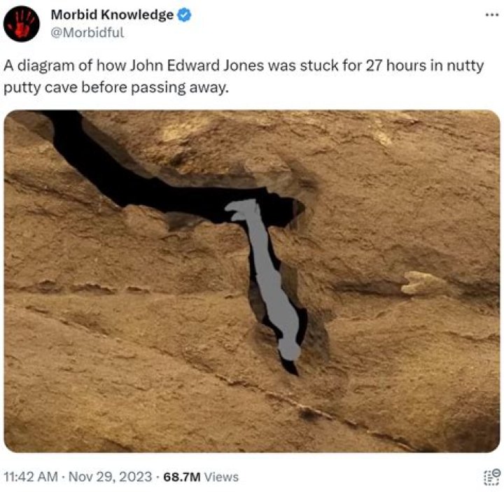 Nutty Putty Cave Incident: Tragic Death Of John Edward Jones