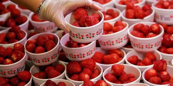 Optical Illusion Shows Red Strawberries That Are Actually Gray