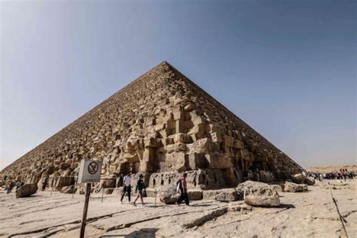 Outrage as photographer has sex with naked woman on top of Great Pyramid in Egypt and posts video on YouTube