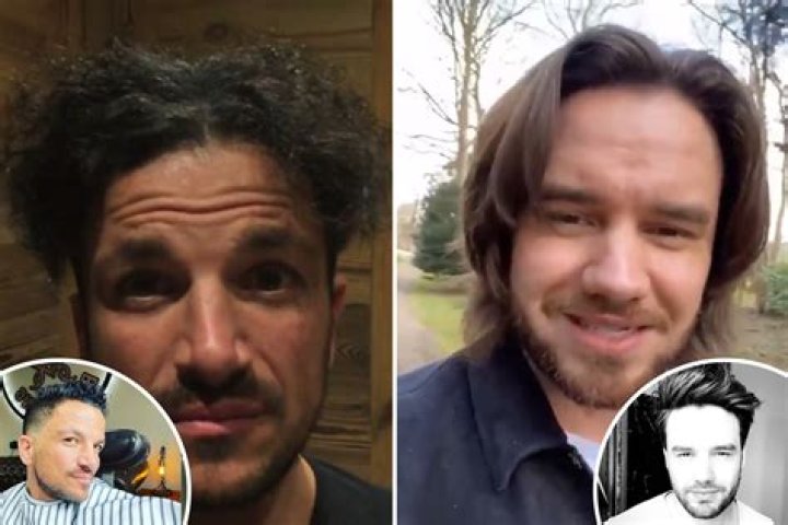 Peter Andre & Liam Payne show off smart trims after finally getting haircuts as barbers reopen