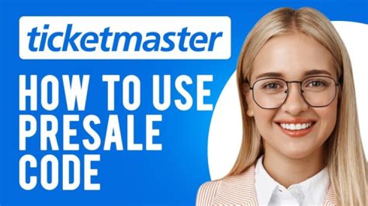 Presale code, how to get tickets and tour dates