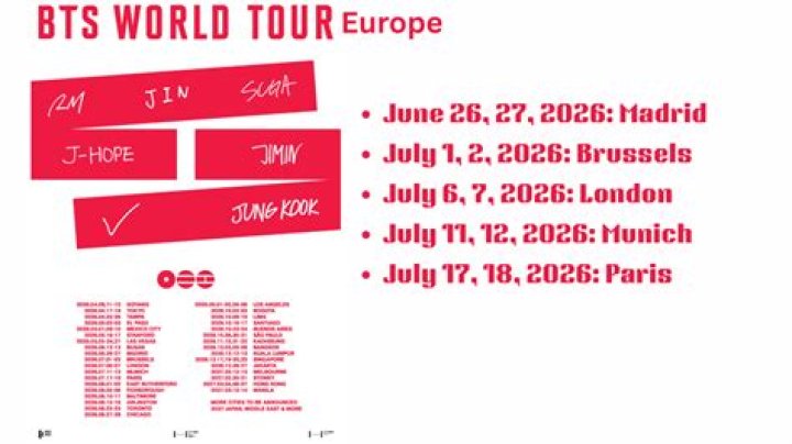 Presale code, tickets and dates for Heart On My Sleeve tour