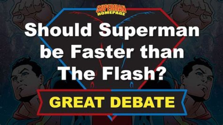 Proof that Superman is Faster Than The Flash
