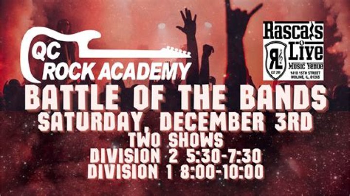 QC battle of the bands is this weekend
