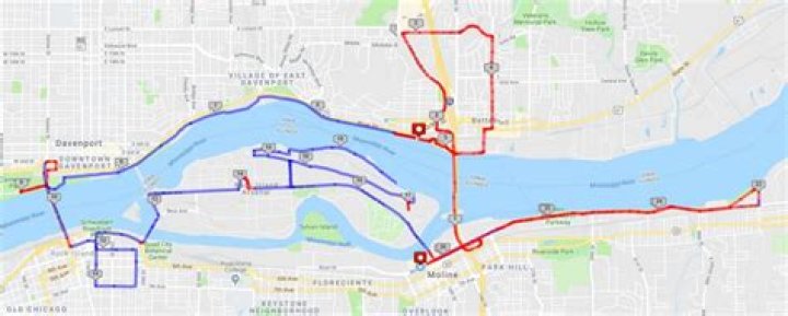 Quad Cities Marathon route change