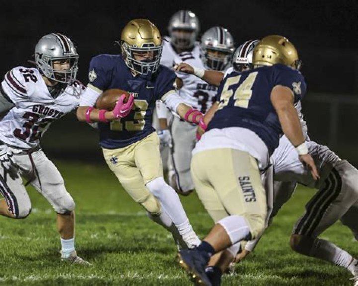 Rockridge football moves on to round of eight with road win at Bloomington Central Catholic