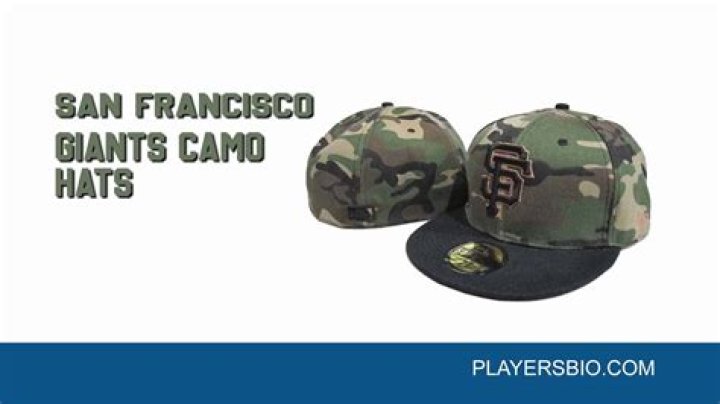 San Francisco (SF) Giants Camo Hats: Carry Luck to the Ground
