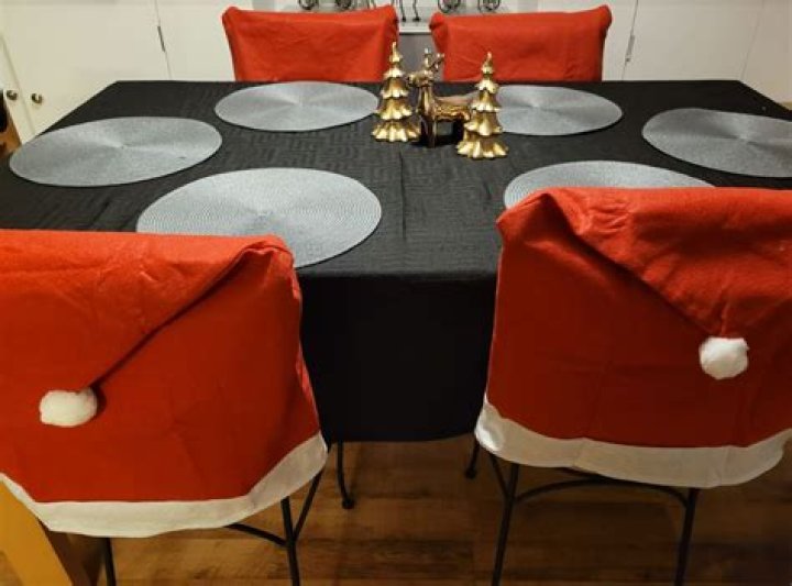 Savvy shopper bags bargain Christmas chair cover dupes for a SEVENTH of the price from Poundland