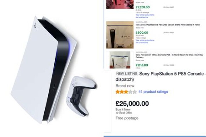 Scheming PS5 owners reselling sold out console for THOUSANDS on eBay – and desperate gamers are actually paying