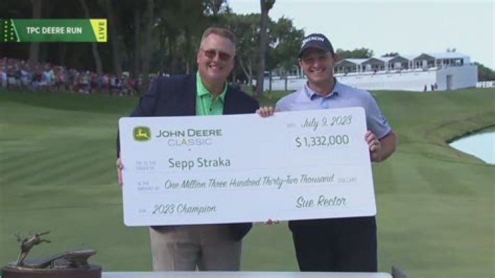 Sepp Straka wins 2023 John Deere Classic